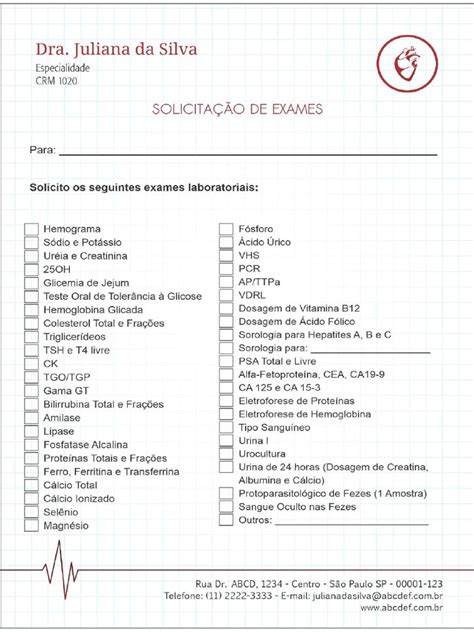 Pedido de Exame | PDF