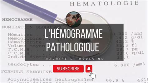 Interprétation d un hémogramme pathologique exemples YouTube