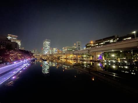 Osaka night view stock photo. Image of beautiful, osaka - 235070238