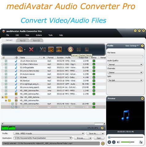 Mediavatar Audio Converter Pro Audio Conversion Software