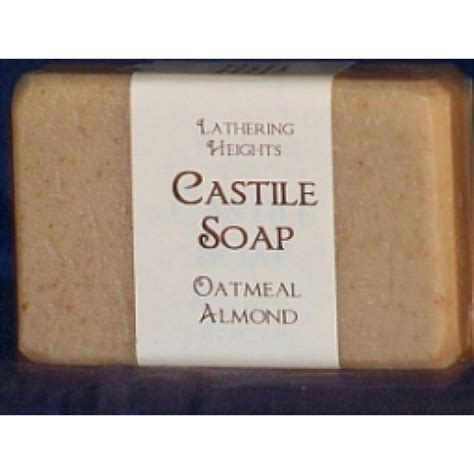 Oatmeal Almond Castille Soap Anderson Street Soap Nutrition Co