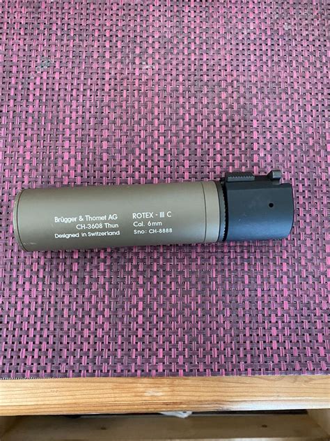 ASG B T Rotex III Suppressor In FDE Parts Airsoft Forums UK