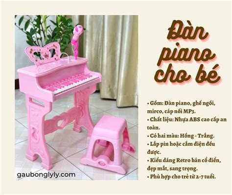 Đàn Piano Công Chúa Cực Xinh Cho Bé