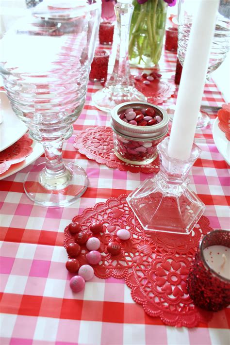 Valentine's Day Table for Family Dinner 2017