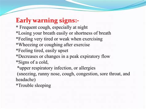 Asthma and nursing managements | PPTX