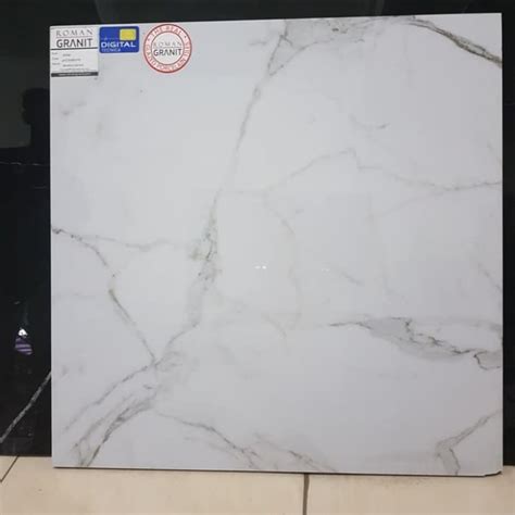 Jual Granit Lantai Glossy Roman Davenza Carrara Ukuran X Shopee