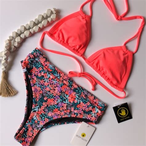 Body Glove Swim Body Glove Marlee Bikini Bottoms In Amy With Matching Solid Top Poshmark
