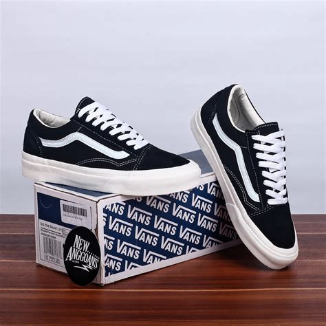 Bonus Kaos Kaki Tali Paperbag Sepatu Vans Oldskool Og Lx Black White