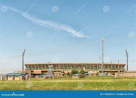 Charles Mopeli Stadium In Phuthaditjhaba Editorial Photo Image Of