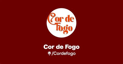 Cor De Fogo Instagram TikTok Linktree