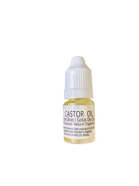 Castor Oil Eye Drops Organic Cold Pressed Non Gmo Hexane Free Etsy