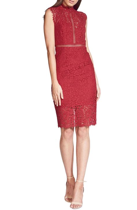 Bardot Lace Sheath Dress Nordstrom