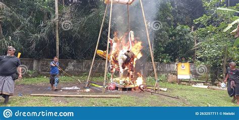 Ngaben ceremony editorial photo. Image of ceremony, process - 263257711