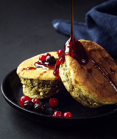 Vegan Matcha Souffle Pancakes – Healthy Blog