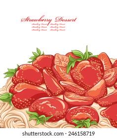 Vector Hand Drawn Sweet Dessert Cake Stock Vector Royalty Free