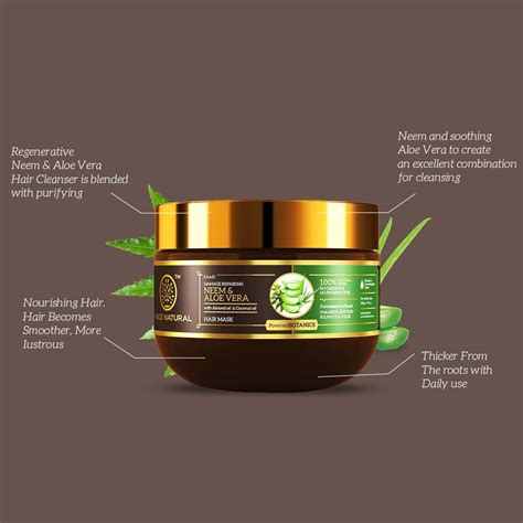 Foxy In Buy Khadi Natural Neem Aloe Vera Hair Mask 200g Online In