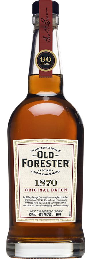 1870 Original Batch Whisky - Old Forester | First Bottled Bourbon™