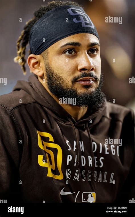 San Diego Padres Shortstop Fernando Tatis Jr 23 Looks On During An