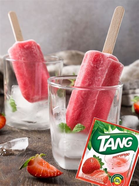 O Mais Prático Picolé de Tang de Morango Naoca