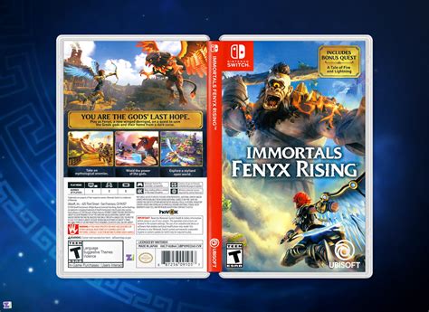 Immortals Fenyx Rising Cover Art Replacement Insert Case Etsy Canada