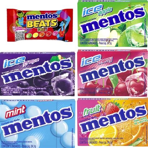 Bala Mentos Original Diversos Sabores Shopee Brasil