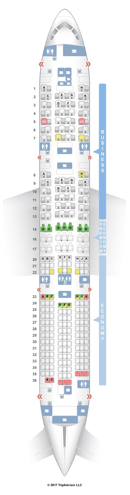 SeatGuru Seat Map ANA Boeing 787-900 (789) V1 International - SeatGuru