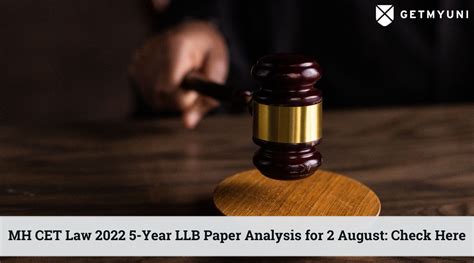 Mh Cet Law 2022 5 Year Llb Paper Analysis For 2 August Check Here