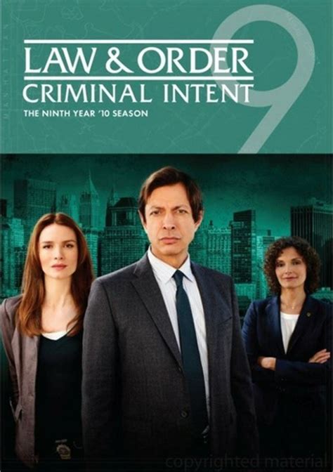 Law Order Criminal Intent The Ninth Year Dvd Dvd Empire