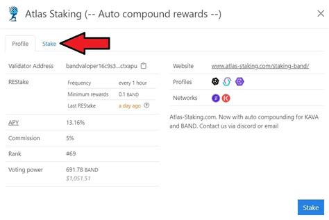 Compound BAND Staking Rewards - Atlas Staking