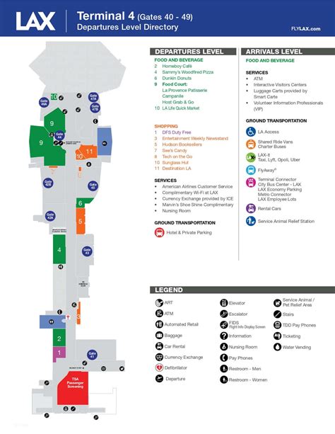 American Airlines at LAX Terminal Los Angeles International Airport