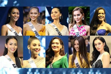 Miss Universe Thailand 2019 Top 10 Favourite Contestants