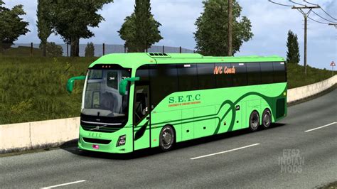 Indian SETC Tamil Nadu Skin Pack For DBMX Volvo 9800 UK V 1 0