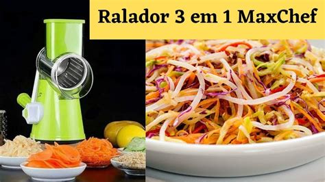 Ralador De Queijo Manivela Fatiador De Legumes 3 Lâminas YouTube