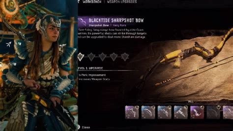 Horizon Burning Shores DLC Where To Get Blacktide Sharpshot Bow