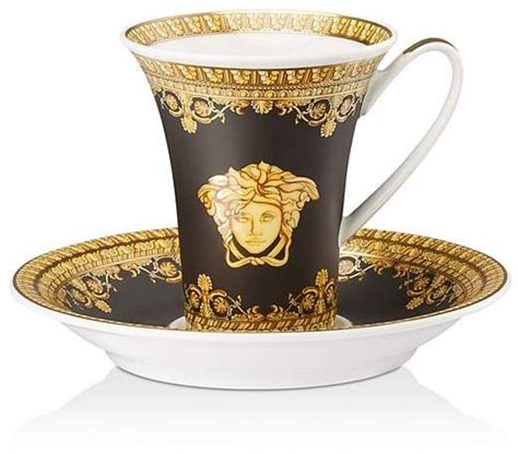 Versace I Love Baroque Nero Cup Saucer