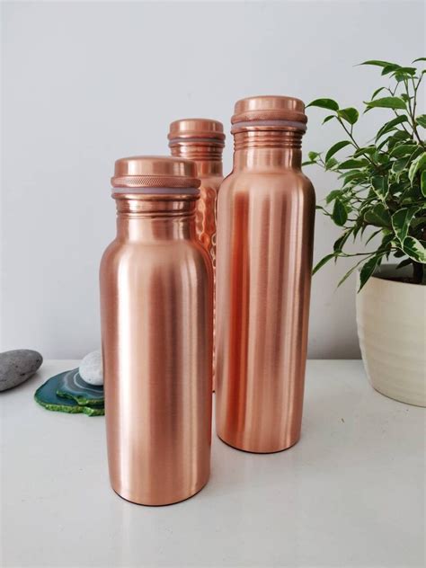 Personalised Handmade Pure Copper Water Bottle Ayurveda Etsy Uk