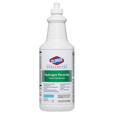 Clx31444 Clorox® Healthcare® 31444 Hydrogen Peroxide Cleaner Disinfectant Hill And Markes