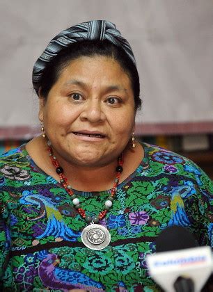 Guatemalan 1992 Nobel Peace Prize Rigoberta Editorial Stock Photo