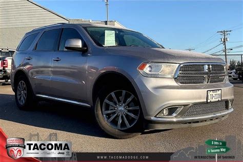 Certified Pre Owned 2018 Dodge Durango SXT 4D Sport Utility In Tacoma