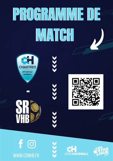 PROGRAMME DE MATCH C CMHB SAINT RAPHAËL C Chartres Métropole Handball