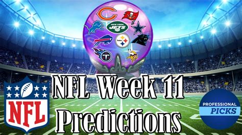 Nfl Week 11 Predictions 2023 Week 11 Nfl Picks Youtube