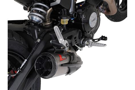 Zard Titanium Slip On Racing With Carbon Endcap For DUCATI SCRAMBLER