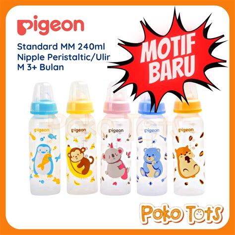 Jual Pigeon Pp Rp Standard Mm Ml Nipple Peristaltic Ulir Botol Susu