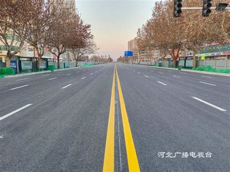 石家庄胜利北大街提升改造工程主路完工胜利通车