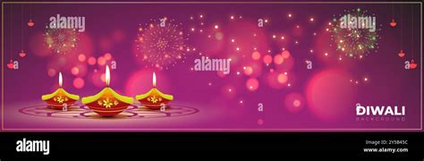 Vector Illustration Of Happy Diwali Decorative Background Template