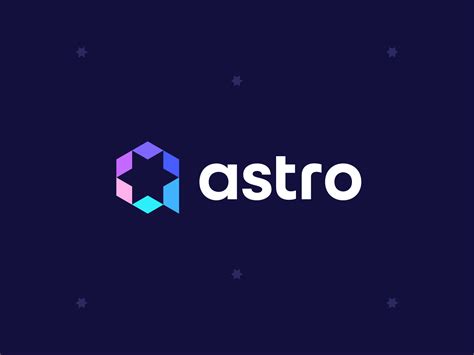 astro - A star logo by Deividas Bielskis on Dribbble