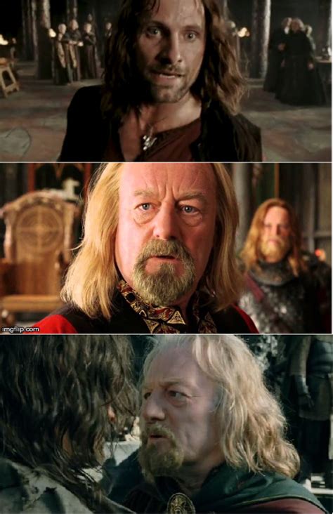 aRAGORN AND tHEODEN Blank Template - Imgflip