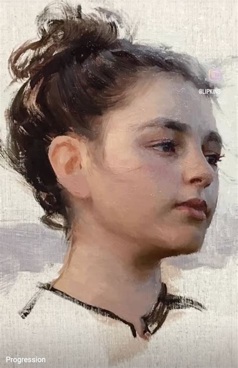 Proces Jeremy Lipking Portrait Artist Portrait Painting