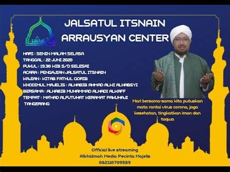 Jalsatul Itsnain Arrausyan Center YouTube