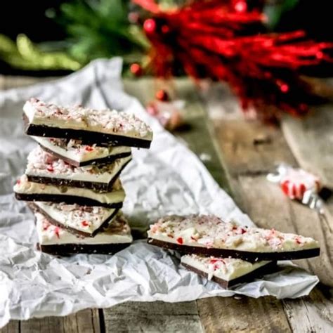 Dark Chocolate Peppermint Bark - A Mom's Take